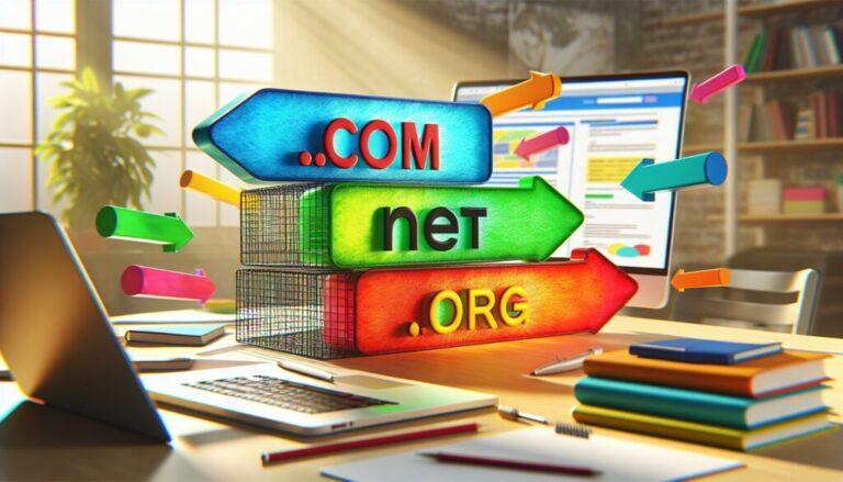 Dominio .com, .net, .org: ¡EL MEJOR para tu WEB!